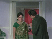 Nanda - Yesteryear Actress in Sexy See Through/Transparent Sarees - Captures from the Movie 'Adhikar'...