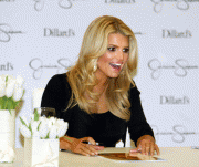 Jessica Simpson Pictures and Fan Site www.Jessica Simpson Fansite.com Jessica Simpson signing autographs @ Dillards Stonebriar Center 3/8 HQx14